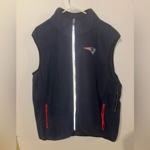 NEW NFL TEAM Patriots Navy and Red Mens Vest